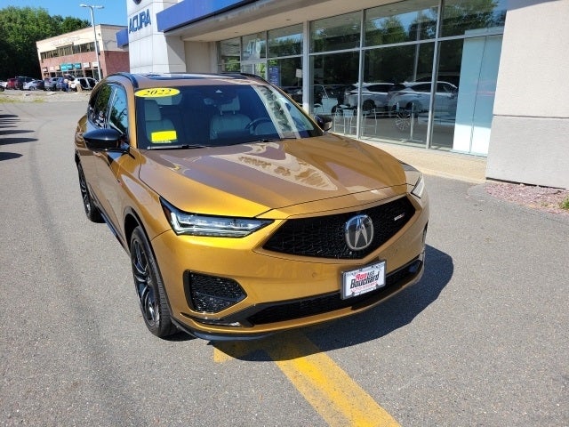 Certified 2022 Acura MDX Type S w/Advance Package with VIN 5J8YD8H84NL004124 for sale in Auburn, MA
